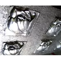 Carnet De 25 Feuilles D'Argent - Imitation