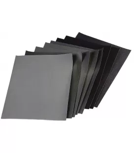 9ud. Kit papel Lijas de 3 tipos
