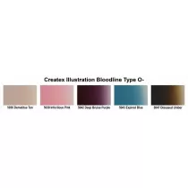 Pack Paints Createx Illustration Bloodline TYPE 0