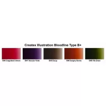 Pack Couleurs Createx Illustration Lignée de TYPE B