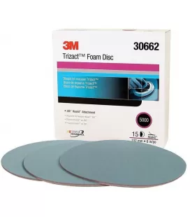 5ud Discos MINI Acabamento P1000 Trizact 3M (75mm)