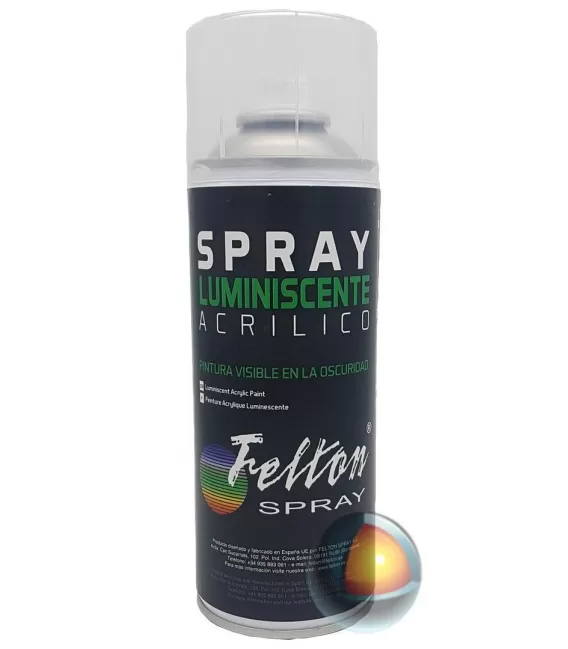 Grünes nachleuchtendes Spray