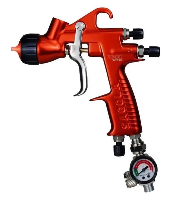 Pistola 3300 GTO CAR Sagola 1.3mm HVLP + RC2