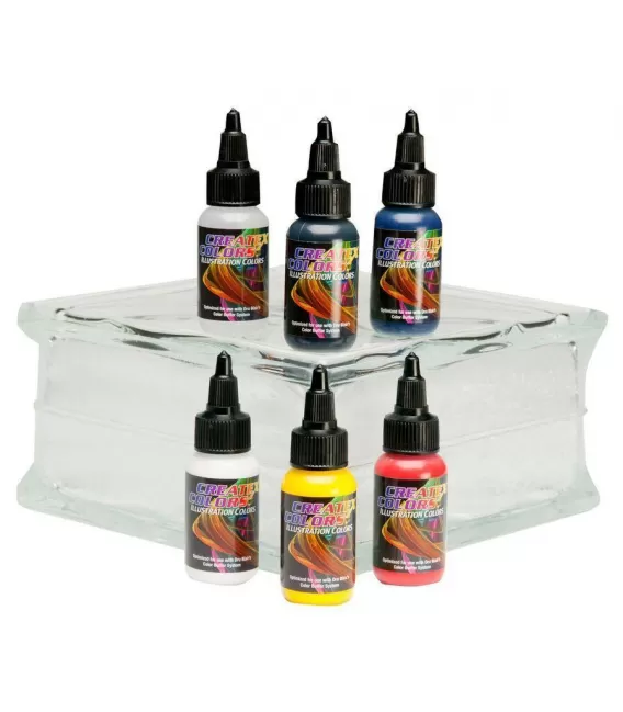 Set Illustration Primary Createx 30ml x 6ud