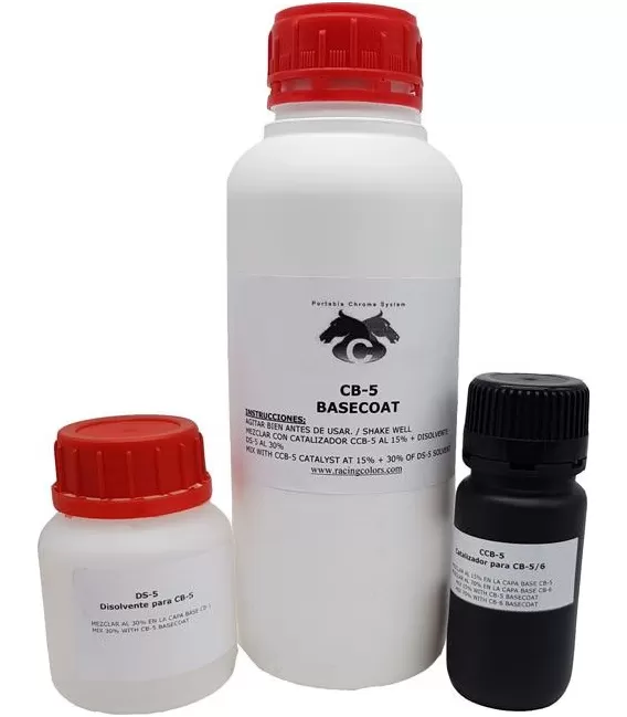 Kit Capa base CB5 - Sistema Cromado - 1L + CAT (horneable)