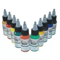 Set Tintas Transparentes Com Art - KIT F (28ml x 10ud)