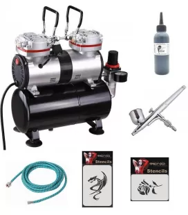Set Aerografia Tatuaje Profesional