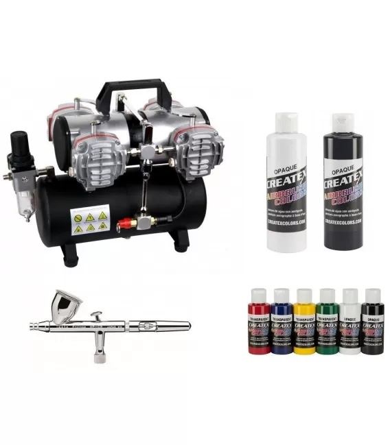 Set professionale per aerografia tessile