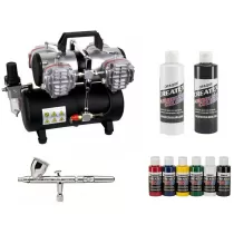 Professional Textile Airbrushing Set