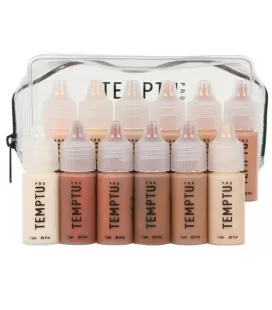Kit Foundation Temptu Makeup Aerografo - 12 tones