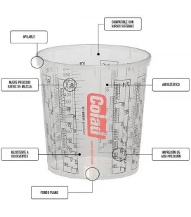 Glasses Mix 700ml STRAIN (Pack 5ud)