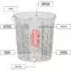 Becher Mix-1400ml COLAD (Pack 5ud)
