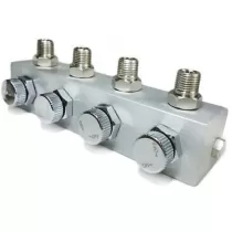 Connector 4 Airbrushes with Reg. Air 1/8M