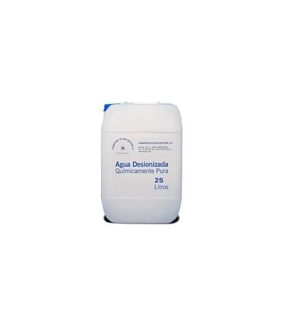Eau distillée/déminéralisée pure 25 L