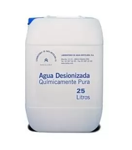 Eau distillée/déminéralisée pure 25 L