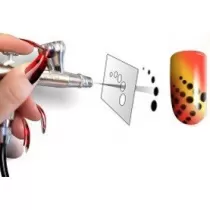 Airbrush-Nagelset für Fortgeschrittene