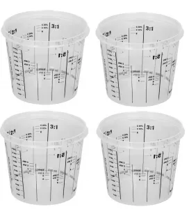 Pots pour Mélange de Peinture 300ml (50 unités)