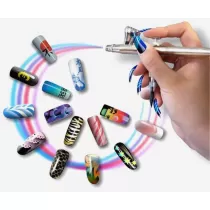 Pintura Em Aerografia Unhas